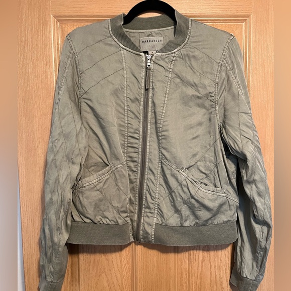 Anthropologie Marrakech Full Zip Andi Bomber Jacket - Picture 10 of 14